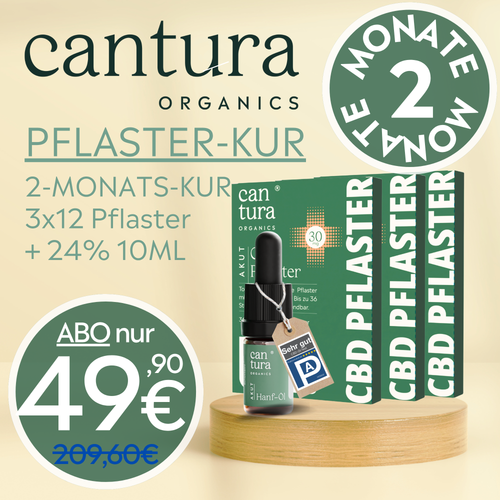 Cantura AKUT PFLASTER + ÖL SET (ABO)