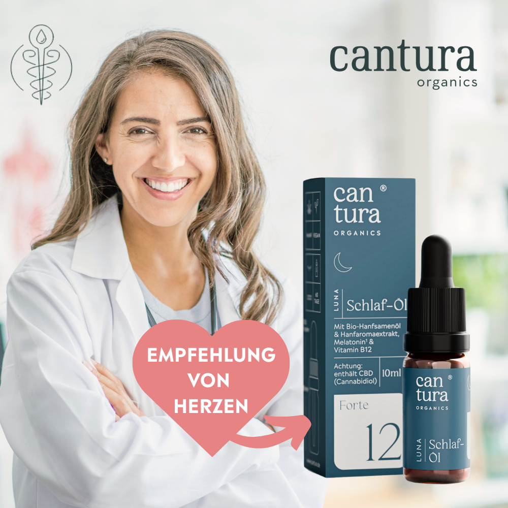3 x Cantura LUNA 12 <br>• 12 % CBD +++ <br>• 30 ml Schlaf-Öl