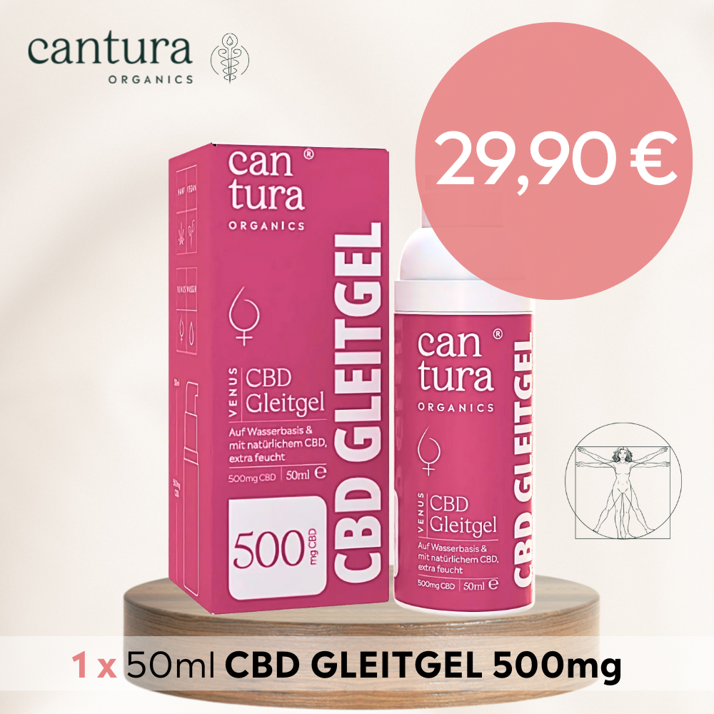Cantura CBD-Gleitgel mit 500 mg CBD Cantura CBD-Gleitgel mit 500 mg CBD