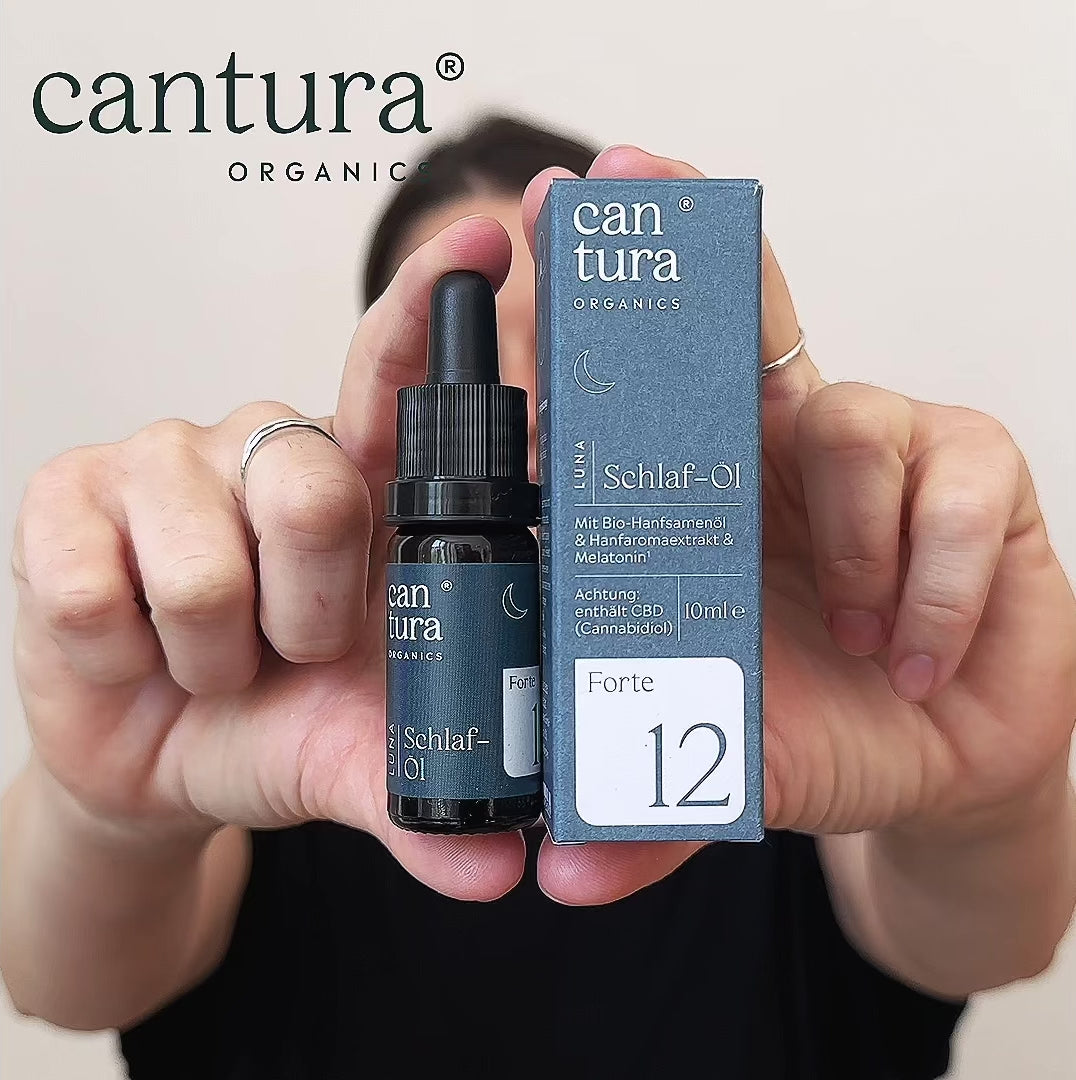 3 x Cantura LUNA 12 <br>• 12 % CBD +++ <br>• 30 ml Schlaf-Öl